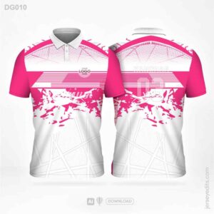 White and Pink Jersey design DG010