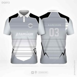 Pink and Grey Jersey design DG013