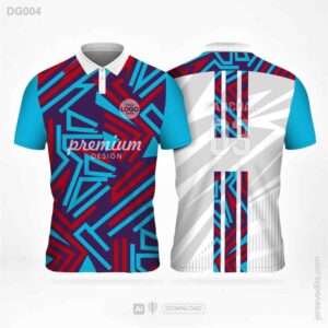 Purple and Brown Jersey design DG004