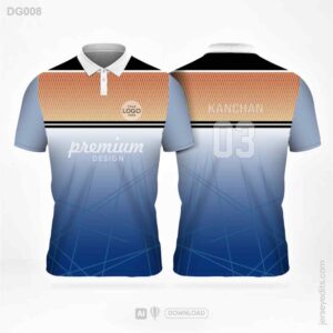 Grey and Pink Jersey design DG008
